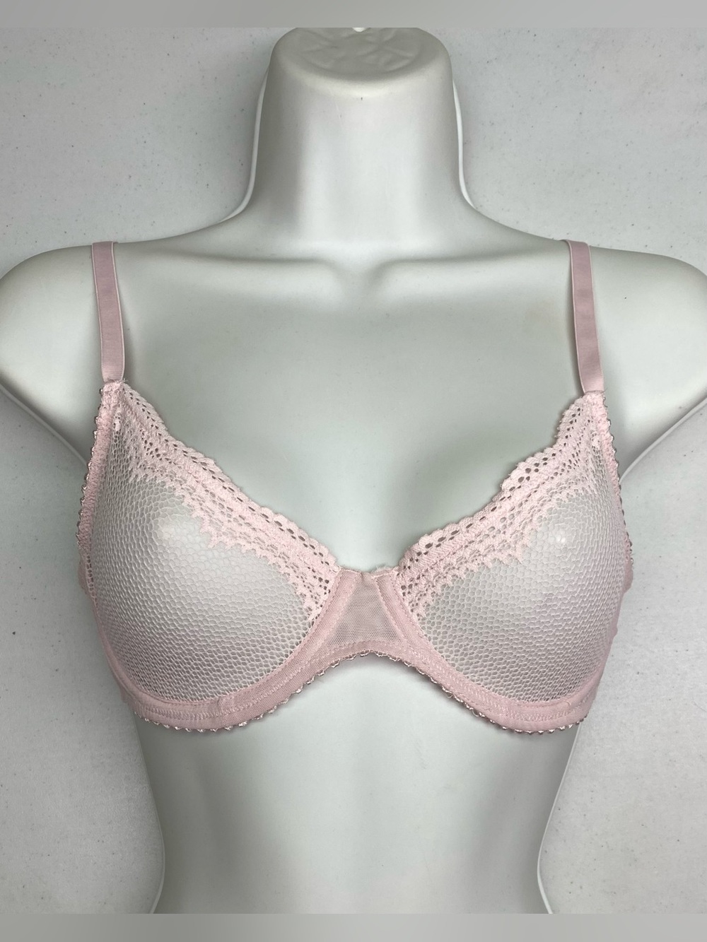 Pepper PNK MESH/Lace Underwire, 34B *P1100